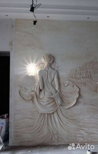 Барельеф лепнина