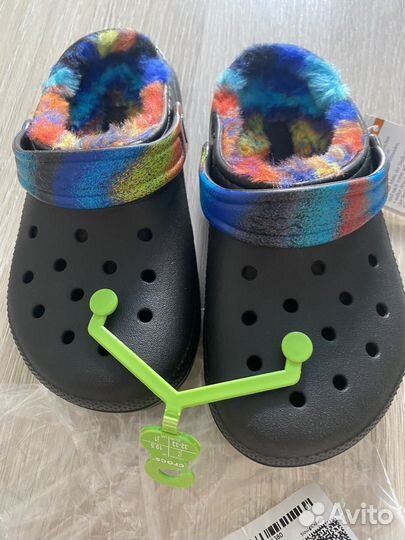 Crocs утепленные новые j1 31-32