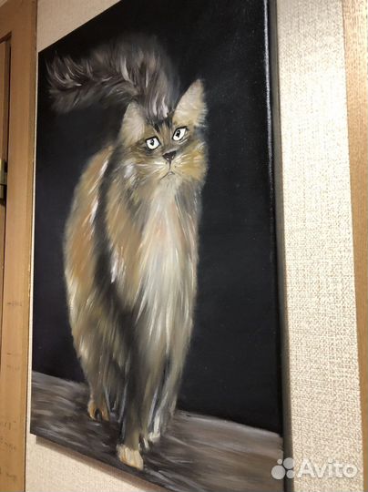 Картина на холсте «Котик»