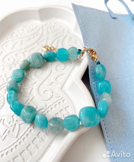Браслет амазонит