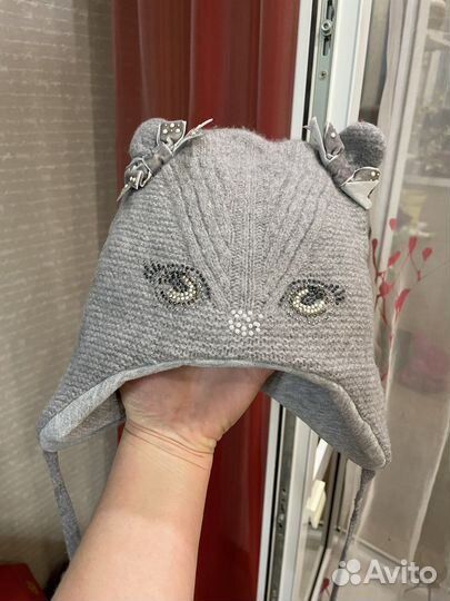 Шапка зимняя для девочки 50 52