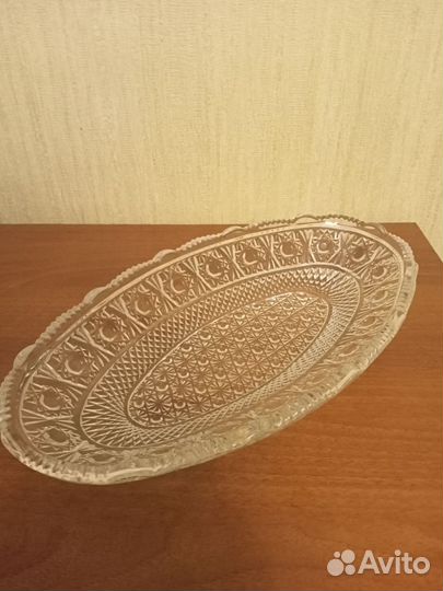 Блюдо хрустальное СССР