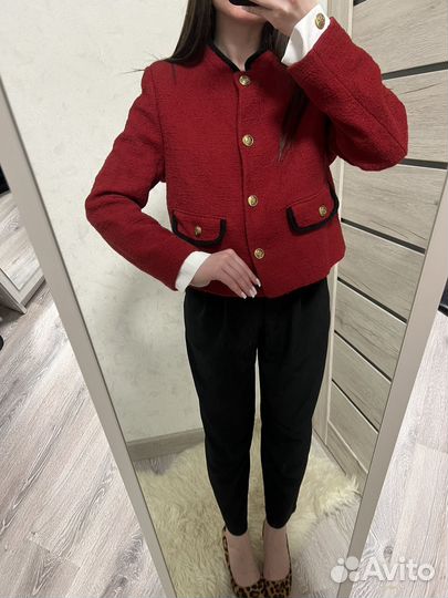 Твидовый жакет Zara