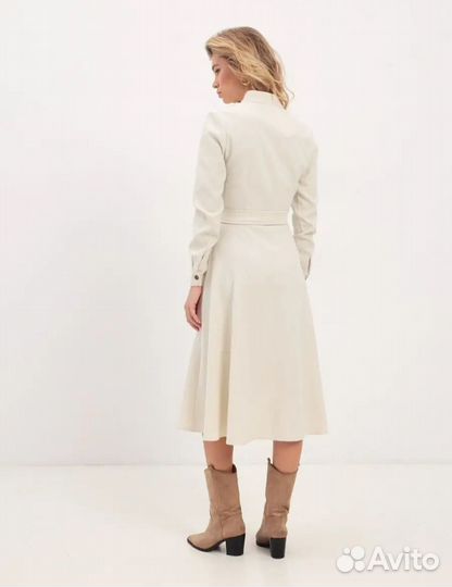 Платье женское бежевое