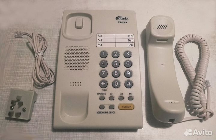 Домашний стационарный телефон Ritmix RT-330