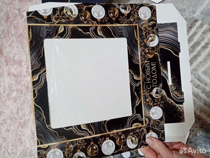 Самосборные коробки новый год