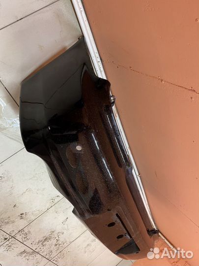 Задний бампер Subaru Impreza wrx (лупатая)