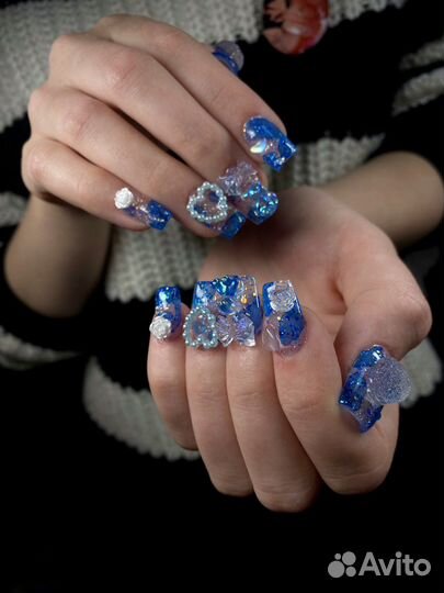 Наращивание ногтей,крейзи,корейский маникюр