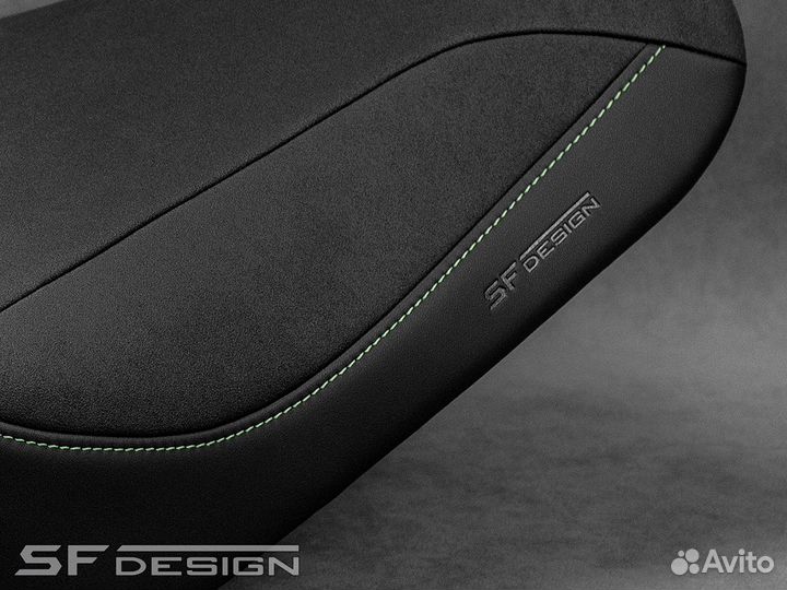 Сиденье Kawasaki GTR1400 Green Chord Black Dress
