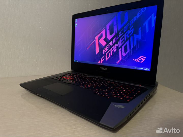 Custom Asys Rog 17.3 i7 GTX 1070 32/1256gb