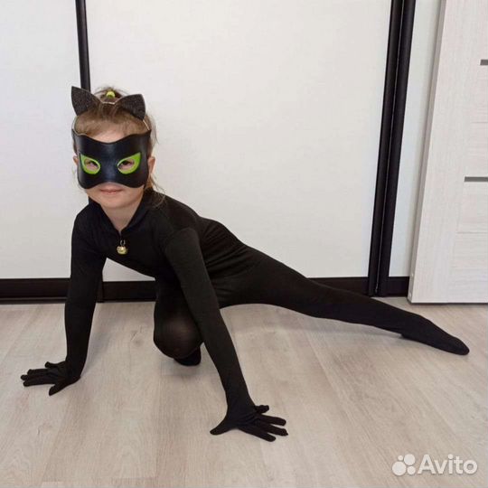 Костюм Супер Кота с аксессуарами, новые