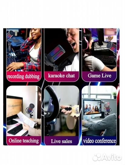 Конденсаторный Микрофон для стримов.Видео