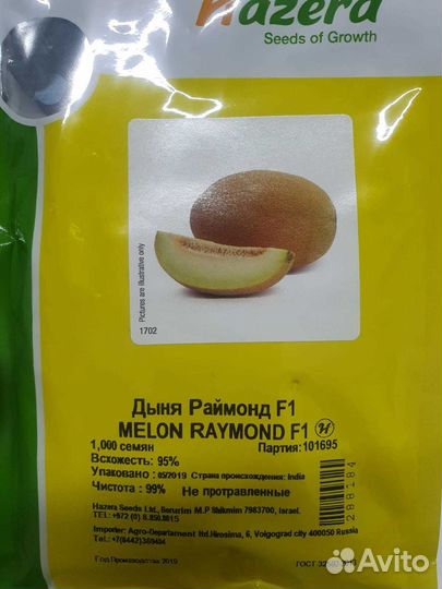 Семена Дыня Раймонд 1 000с