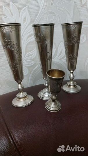 Серебро бокал 84 пробы