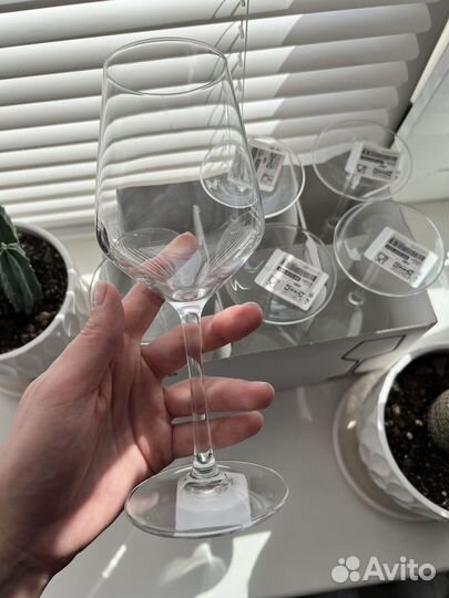 Бокалы для вина IKEA набор 6шт