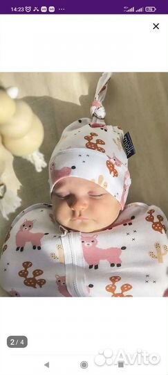 Шапочка для девочки-новая