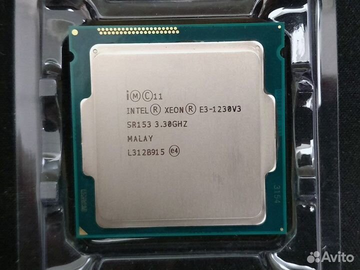 Мощный процессор - Intel Xeon E3-1230v3 (i7-4770)
