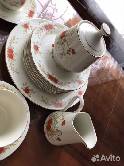 Сервиз чайный Fine China Budlet Ivory