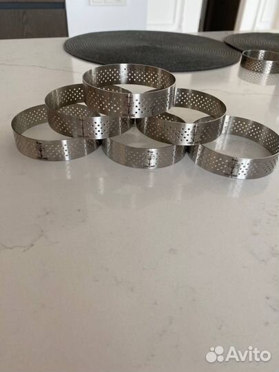 Формы для тарталеток 8 см перфорированные