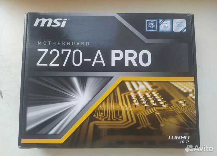 MSI Z270-A PRO + 7350k 4,2 Ггц