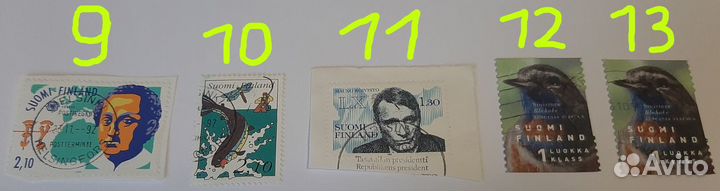 Почтовые марки стран мира. Часть 1