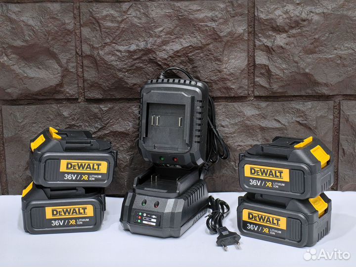 Набор dewalt ушм/гайковерт/шуруповерт/перфоратор