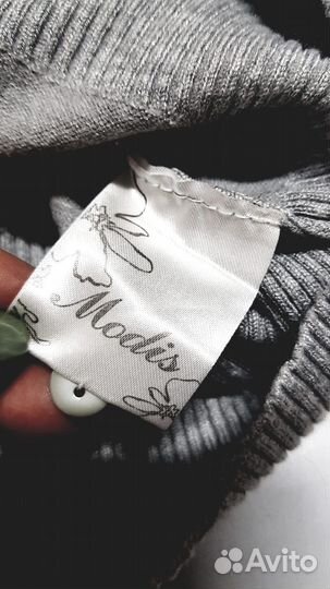 Кардиган с кружевом для школы или офиса 46 размер