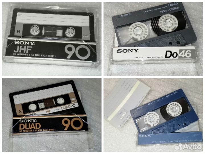 Топовые аудиокассеты TDK, Sony, Thats, Denon