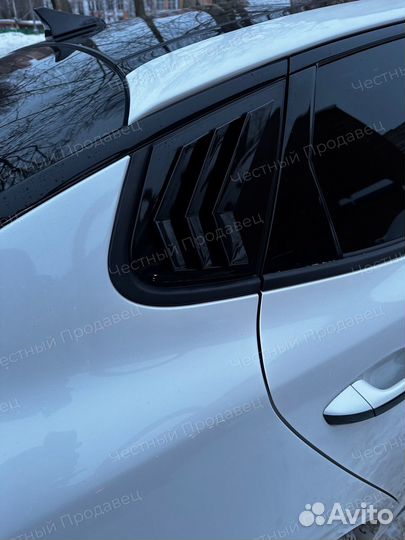 Накладки на задние окна kia optima 4