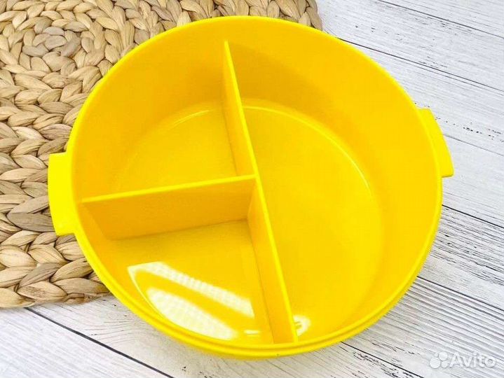 Ланч бокс для еды детский с приборами новый