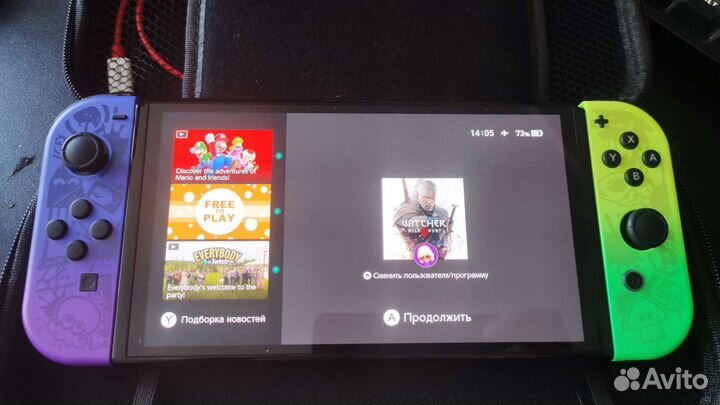 Nintendo switch oled с играми