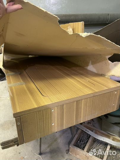 Стол для швейной машины ГДР, с кюветой 50*86,5