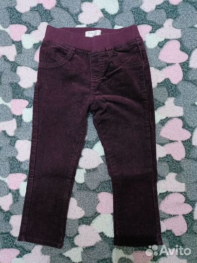 Вельветовые брюки