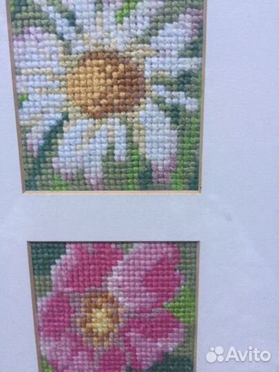 Картина с вышивкой