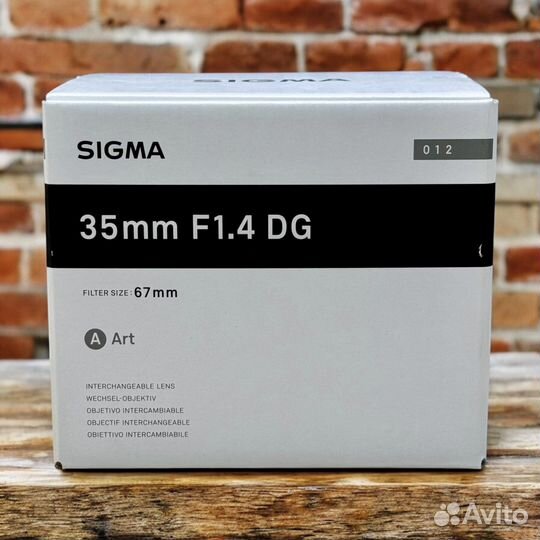 Sigma AF 35 mm f/1.4 DG HSM Art Canon