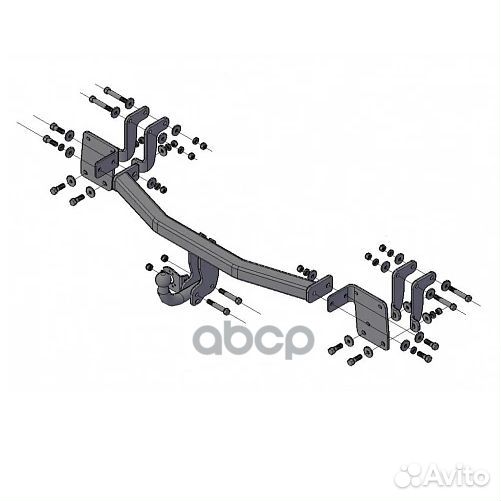 Фаркоп трейлер Mitsubishi Outlander 2012- 7140