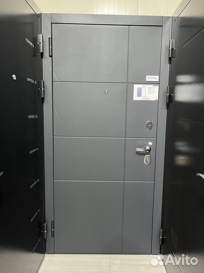 Дверь входная в квартиру Гарда 2 Велюр Белый soft