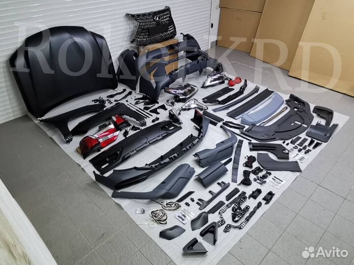 Рестайлинг Lexus LX 570 из 08-15 в 2021 г