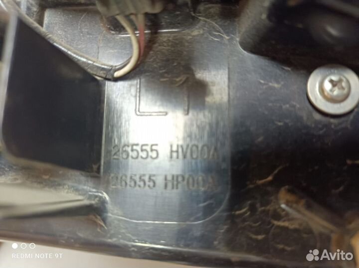 Фонарь задний правый Nissan Qashqai J11 26555HP00A