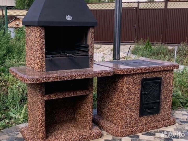 Печи барбекю, гриль, тандыр, зона барбекю