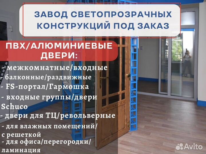Пластиковые двери оптом, от производителя