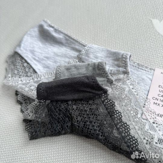 Трусы женские hm хипстеры хлопок XS,S