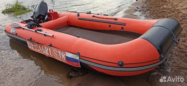 Братан430 с мотором Меркури25