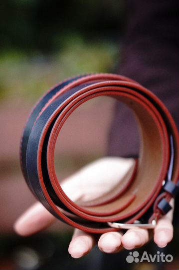 Ремень женский Diezz синий, натуральная кожа