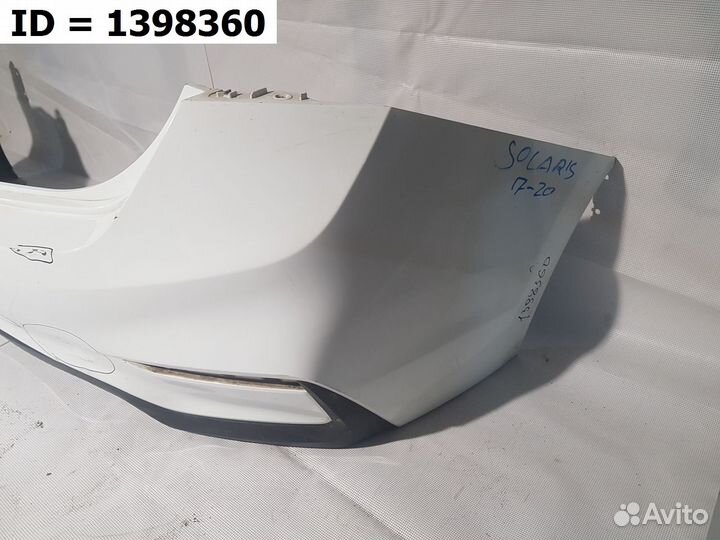 Бампер задний Hyundai Solaris