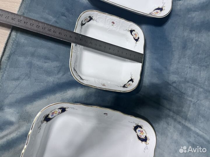 Салатники квадратные Bernadotte Синий Глаз