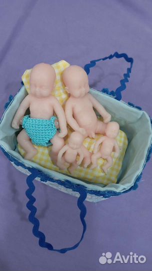 Маленькие пупсики силиконовые