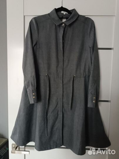 Платье серое 152