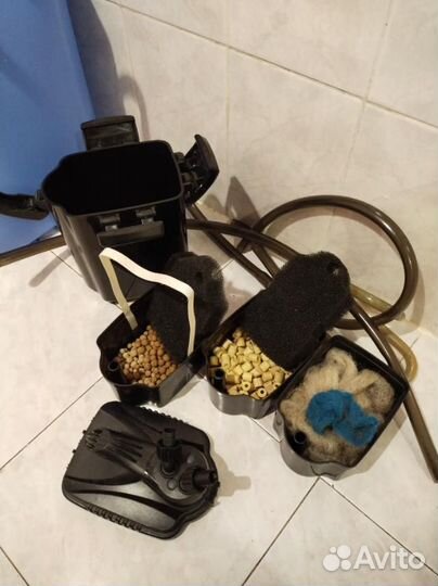 Фильтр внешний для аквариума 80 литров