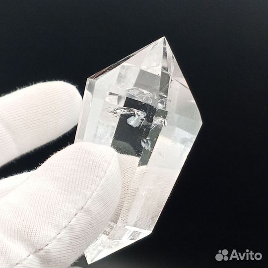 Горный хрусталь двухголовик кристалл